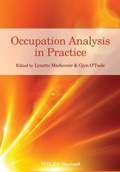 Cover: Occupation Analysis in Practice - Wiley
