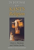Cover: In Defense of Kant's Religion - Indiana University Press