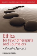 Cover: Ethics for Psychotherapists and Counselors - Wiley