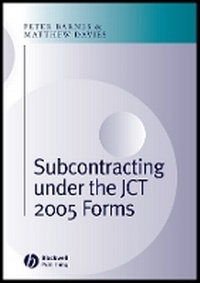 Enlarge image Cover: Subcontracting Under the JCT 2005 Forms - Wiley
