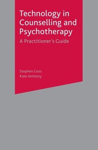 Enlarge image Cover: Technology in Counselling and Psychotherapy - Palgrave Macmillan