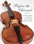 Cover: Before the Chinrest - Indiana University Press
