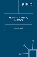 Cover: Qualitative Inquiry in TESOL - Palgrave Macmillan