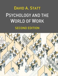 Abbildung von: Psychology and the World of Work - Red Globe Press