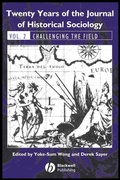 Cover: Twenty Years of the Journal of Historical Sociology - Wiley