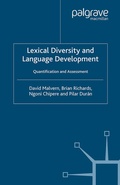 Cover: Lexical Diversity and Language Development - Palgrave Macmillan