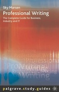 Cover: Professional Writing - Palgrave MacMillan