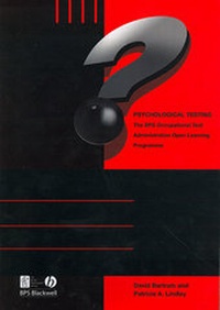 Enlarge image Cover: Psychological Testing - Wiley-Blackwell