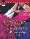 Cover: Evidence Of Desire - Mills & Boon
