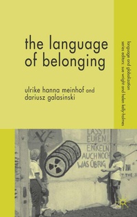 Enlarge image Cover: The Language of Belonging - Palgrave Macmillan