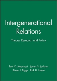Enlarge image Cover: Intergenerational Relations - Wiley