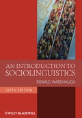 Cover: An Introduction to Sociolinguistics - Wiley-Blackwell