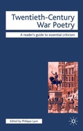 Cover: Twentieth-Century War Poetry - Red Globe Press