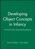 Cover: Developing Object Concepts in Infancy - Wiley