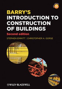 Enlarge image Cover: Barry's Introduction to Construction of Buildings - Wiley-Blackwell