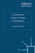 Cover: A Commentary to Kant's 'Critique of Pure Reason' - Palgrave Macmillan