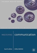 Cover: Mastering Communication - Palgrave MacMillan