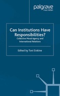 Cover: Can Institutions Have Responsibilities? - Palgrave Macmillan