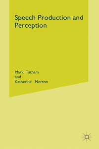 Abbildung von: Speech Production and Perception - Palgrave Macmillan