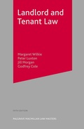 Cover: Landlord and Tenant Law - Red Globe Press