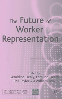 Enlarge image Cover: Future of Worker Representation - Palgrave Macmillan