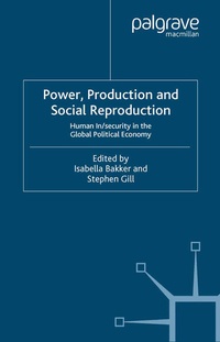 Enlarge image Cover: Power, Production and Social Reproduction - Palgrave Macmillan