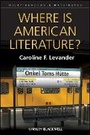 Cover: Where is American Literature? - Wiley