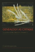 Cover: Genealogy As Critique - Indiana University Press