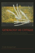 Cover: Genealogy As Critique - Indiana University Press