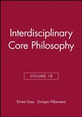 Cover: Interdisciplinary Core Philosophy, Volume 18 - Wiley