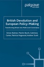 Cover: British Devolution and European Policy-Making - Palgrave Macmillan