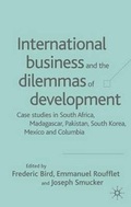 Cover: International Business and the Dilemmas of Development - Palgrave MacMillan