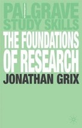 Cover: The Foundations of Research - Palgrave MacMillan