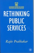 Cover: Rethinking Public Services - Red Globe Press
