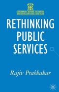 Cover: Rethinking Public Services - Red Globe Press