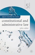 Cover: Constitutional and Administrative Law - Palgrave MacMillan