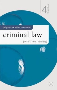 Abbildung von: Criminal Law - Palgrave MacMillan