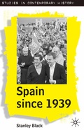 Cover: Spain Since 1939 - Red Globe Press