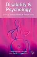 Cover: Disability and Psychology - Red Globe Press