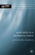 Cover: Social Policy in a Development Context - Palgrave Macmillan