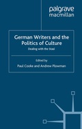 Cover: German Writers and the Politics of Culture - Palgrave Macmillan