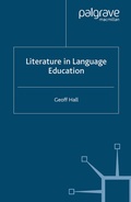 Cover: Literature in Language Education - Palgrave Macmillan