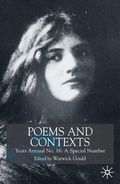 Cover: Poems and Contexts: Yeats Annual No.16 - Palgrave Macmillan