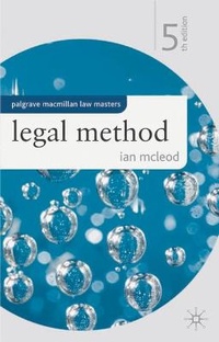 Enlarge image Cover: Legal Method - Palgrave MacMillan