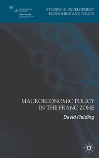 Enlarge image Cover: Macroeconomic Policy in the Franc Zone - Palgrave Macmillan