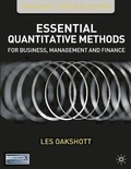 Cover: Essential Quantitative Methods for Business, Management and Finance - Palgrave MacMillan