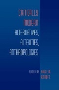 Cover: Critically Modern - Indiana University Press