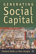 Cover: Generating Social Capital - Palgrave MacMillan