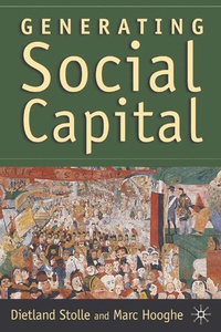Enlarge image Cover: Generating Social Capital - Palgrave MacMillan