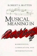 Cover: Musical Meaning in Beethoven - Indiana University Press